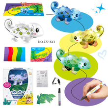 HobbyLane Kids Magic USB Charging Inductive Chameleon Modeling Light Music Toy with Mark Pen