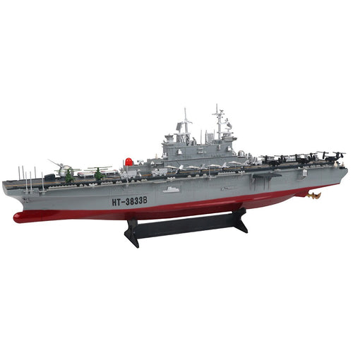 2019 Hot Sale 1:360 2.4G RC Navy Amphibious Assault Ship Marine Warship Model Educational Toy Gift For Kid Children Adult Toy