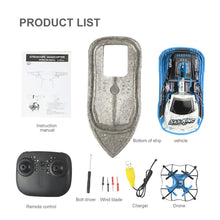 3 In 1 RC Boat Quadcopter/Vehicle/Hovercraft Drone Toys 360-degrees Flip Traffic Jam Helicopter Water Racing Boat Dron Gift