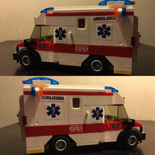 GUDI Block Legoingly City Fire Station Ambulance Plane Car Building Blocks Bricks Kits Assembled Educational Toys For Children
