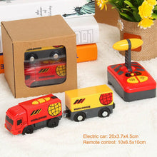 mini rc car Remote Control RC Electric Small Train Toys Set small trains toy Connected with Wooden Railway Track Interesting toy