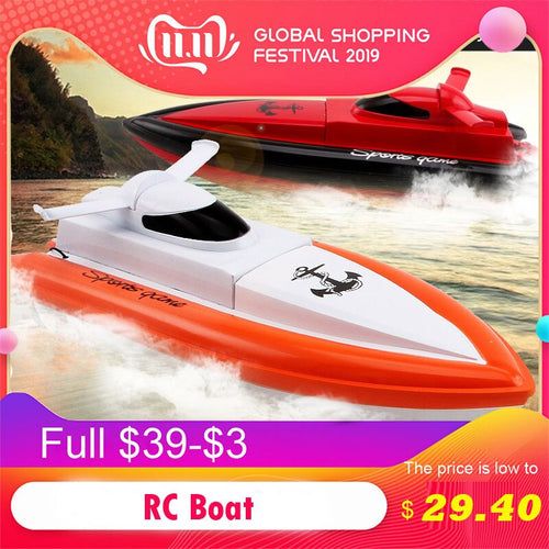 New RC Boat Radio Remote Control Motor RC N800 High-speed Boat Electric Remote Control Boat Outdoor Toy for Kids Birthday Gift