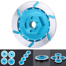 4PCS Aluminum Alloy Brake Disc Wheel Rim Box Metal Hex Adapter 12MM for RC 1/10 Car HSP Fly Fish Buggy Truck 94123 94122 D4 CS