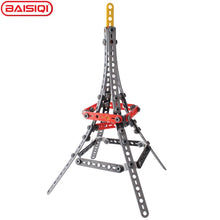 BAISIQI Intelligent Assembly tool set Truck Eiffel Tower model Creative science DIY toy Screw block kit for pupil