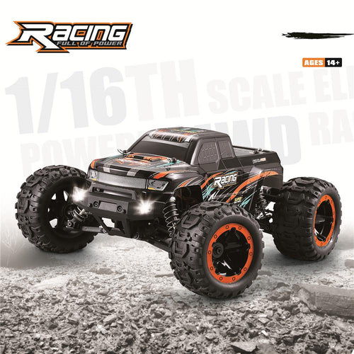 HBX 16889 1/16 2.4G 4WD 45km/h Brushless RC Car with LED Light Electric Off-Road Truck RTR Model VS 9125