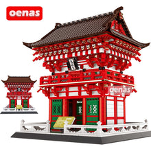 compatible Legoed Architecture Kyoto Niomon Of Kiyomizu-Dera assembled Building Blocks Construction Brick DIY kit kids toys gift