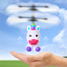 Robot Unicorn Dinosaur Intelligent Remote Sensing Aircraft Rising Suspension Toy Charging Light Children's High-tech Toys