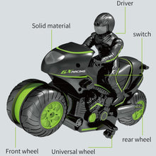 Remote Control Motorcycle Car Toys Rechargeable 2.4G RC Stunt Motorcycle 360 Rotating Drift High Speed Climbing Motor Toys