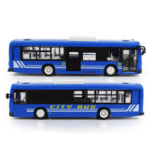 RC Car 6 Channel 2.4G Remote Control Bus City Express High Speed One Key Start Function Bus With Realistic Sound and Light Long
