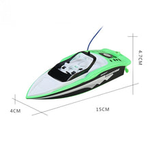 3392M 27MHZ Rechargable Mini Electric Sport High Speed RC Boat Remote Control Boat For Children Toys Kids Gift