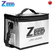 Zeee Lipo Battery Safe Bag 215*145*165mm Fireproof Explosionproof Bag RC Lipo Battery Guard Safe Portable Storage Handbag
