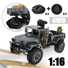 RC Military Truck 1:16 4WD Remote Control 480P WIFI FPV Camera RC Crawler Vehicle Off-Road Sport RC Truck