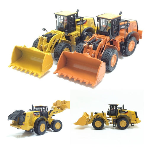 Jing bang 1:50 Alloy Large Size Engineering Vehicle Model Forklift Loader Alloy Children Toy Car Model