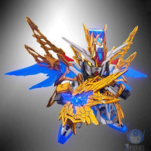 Original SD Three Kingdoms Gundam Model Cute ZHUGE LIANG FREEDOM GUNDAM Tree Kindoms Mobile Suit Kids Toy