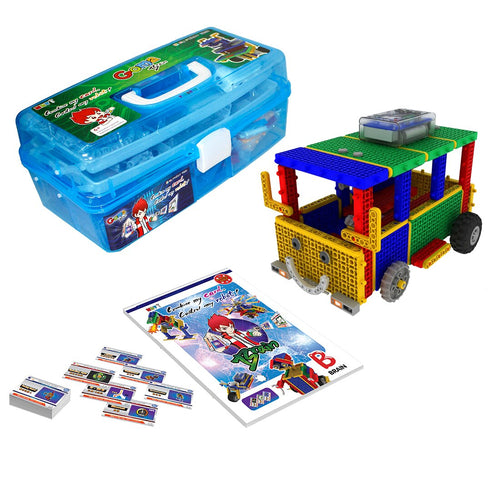 MRT 1-Brain FK A B / MRT New Kicky/Goma Robots Bulding Block Kit Programmable Assembly Robot Toy for Beginner 6-8 Years Old