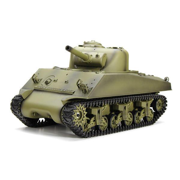 RCtown Heng Long 3898-1 2.4G 1/16 US Sherman M4A3 Radio Control Battle Car