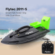 Flytec 2011-5 Fishing Tool Smart RC Bait Boat Toy Dual Motor Fish Finder Fish Boat Remote Control Fishing Boat Ship Boat
