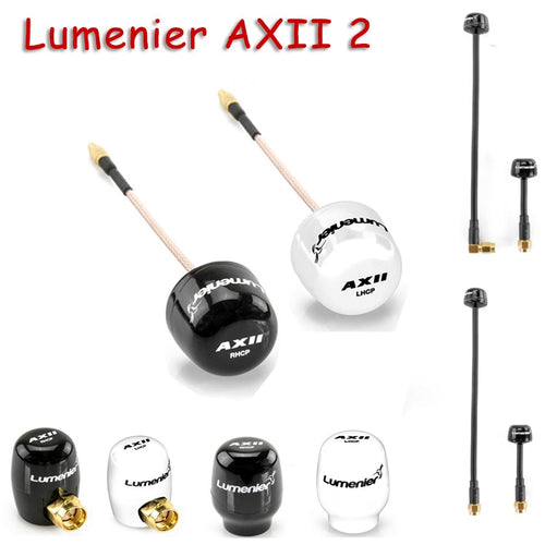 Lumenier AXII 2 5.8GHz 2.2dBi Gain FPV Antenna MMCX/Straight MMCX /U.FL/Right-Angle Stubby/Long Range SMA Antenna RC Drone Accs