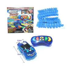 New Generation 2.4Ghz Mini RC Toys Car with Magical Track Soft Block Trail Race Game Flash LED Light 1:64 Remote Control Vehicle