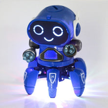 New Product Dancing Electric Six-claw Small 6 Robot RC Robot Light Funko Pop Music Children Boy Girl Intelligent Sensing Robot