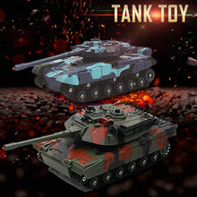 2PCS Small Children's Toy Car Double Battle Tank Car Remote Control Car Anti-fall Collision Children's Educational Toy Rc Car