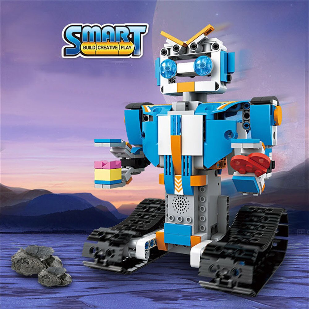 HIINST 2020 NEW DIY Building Blocks Walking RC Smart Robot Electronic Robot STEM Toy for Kids