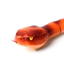 Novelty RC Snake Rattlesnake Infrared Remote Control Robot Animal Toy With USB Cable Funny Terrifying Kids Joke Gift