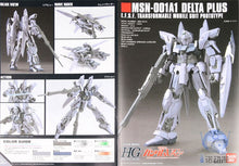 Original HG 1/144 Gundam Model MSN-001A1 DELTA Plus GUNDAM Japanese Model Robot Mobile Suit Kids Toys