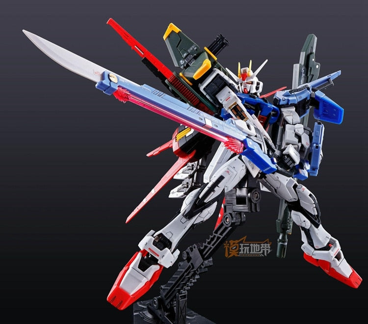 Original Gundam PB RG 1/144 Model PERFECT STRIKE GUNDAM SEED KIRA YAMATO Mobile Suit Kids Toys