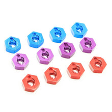 4PCS 12mm Wheel Hex Drive Hub Adapter Combiner Coupler With Pins Screws For HSP HPI Redcat Tamiya Traxxas RC4WD D90 1/10 RC Car