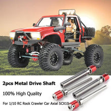 2Pcs Front Rear Drive Shaft Drive Axle For 1/10 Rc Rock Crawler Car Axial Scx10 D90