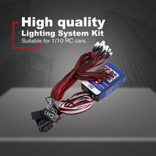 12 LED Lighting Kit Steering Brake Simulation Flash Light for 1/10 RC Car For Yokomo For Tamiya Exquisitely Designed