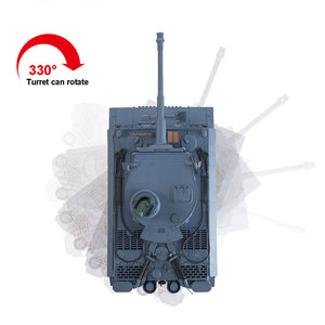 1:16 German Tiger Heavy Tank 2.4G Remote Control Model Military Tank With Sound Smoke Shooting Effect - Basic Edition