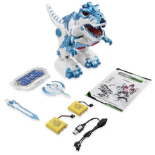 Remote Control Dinosaur Transformer Robot Walking Robot with Song Light RC Animal Toys Intelligent Dinosaur Robot Children Gifts