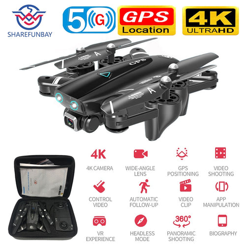 S167 drone GPS 4K HD 1080P 5G WIFI FPV drone flight 20 minutes height to maintain Quadcopter control distance 500m drone camera