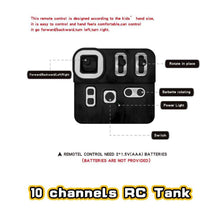RCtown Stainless Steel Assembly Remote Control Tank 952PCS Wireless Remote Control Military Model Toy