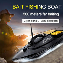 Flytec V500 Fishing Bait RC Boat 500m Remote Fish Finder Double Motor 2 - 24 hours RC Boat Outdoor Toy with Transmitter