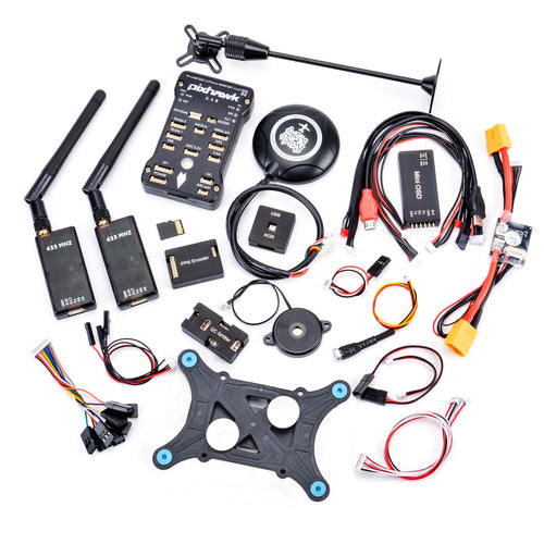 Pixhawk PX4 PIX 2.4.8 32 Bit Flight Controller + 433 / 915 Telemetry+M8N GPS+Minim OSD+PM+Safety Switch+Buzzer+PPM+I2C+ 4G SD