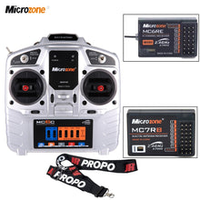 MicroZone MC6C Remote Control With Mini MC6RE/MC7RB 2.4G Receiver For SU27 Fixed Wing Aircraft RC Drone