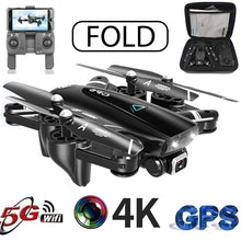 S167 GPS Drone With Camera 5G RC Quadcopter Drone 4K WIFI FPV Foldable Off-Point Flying Gesture Photos Video Helicopter Toy