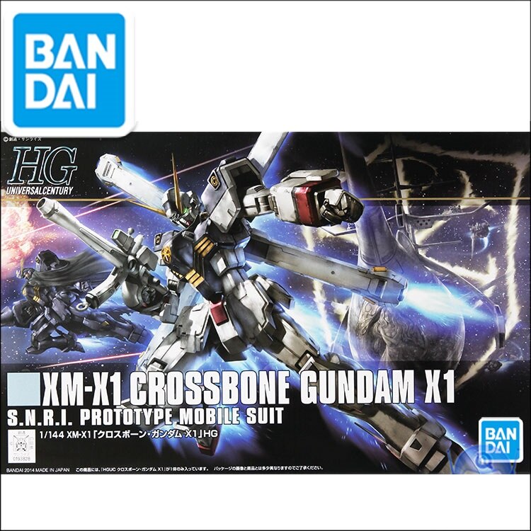 Original Gundam Model HG 1/144 CROSSBONE X-1 GUNDAM NT Mobile Suit Kids Toys