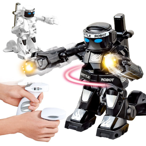2.4G Somatosensory Remote Control Battle Robot Toy Two-player Competitive Fight Children's Robot Model Toys For Kids Gift