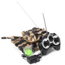 1:32 RC War Tank Tactical Vehicle Main Battle Military Remote Control Tank with Shoot Bullets Model Electronic Hobby Boy Toys