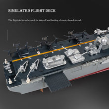 Remote control boat Amphibious assault ship Warship Electric Vessel Model Children's Toy Remote Control Ship Hengtai 3833B
