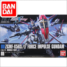 Original Japaness Model HG 1/144 ZGMF-X56S/a FORCE IMPULSE GUNDAM Mobile Suit Kids Toys