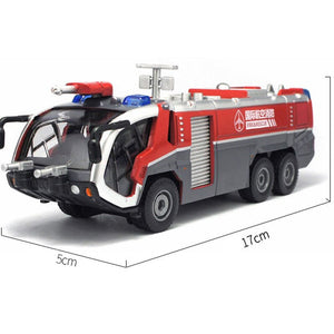 1:50 Alloy Engineering Vehicles,High Simulation Fire Truck,Fire Ladder,Climbing Car,Children's Educational Toys,Christmas Gift