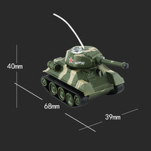 Super Mini Tiger RC Tank Model Imitate Scale Remote Radio Control Tank Radio Controlled Electronic Toys Tank for Children Kids
