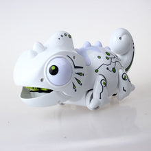 RC Robot Dinosaur Chameleon Pet dragon With Changeable Light Remote Control Electronic Model Animal Funny Gift Toys For Children