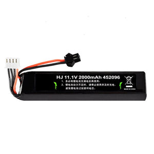 11.1v Lipo Battery for Water Gun 3S 11.1V 2000mAh 30C 452096 battery for Mini Airsoft BB Air Pistol Electric Toys Guns Parts