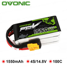 GENS ACE OVONIC 1300mAh 1550mAh 11.1V 14.8V Lipo 3S 4S Battery 50C 80C 100C with XT60 Plug for RC Car Drone Heli Boat Car